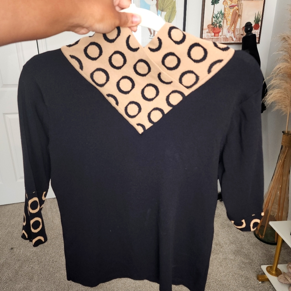 Geometric Retro Sweater